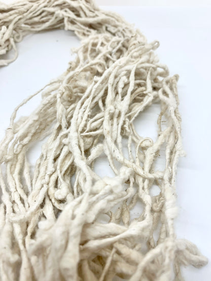 Raw cotton, super soft, variegated and chemical free.
