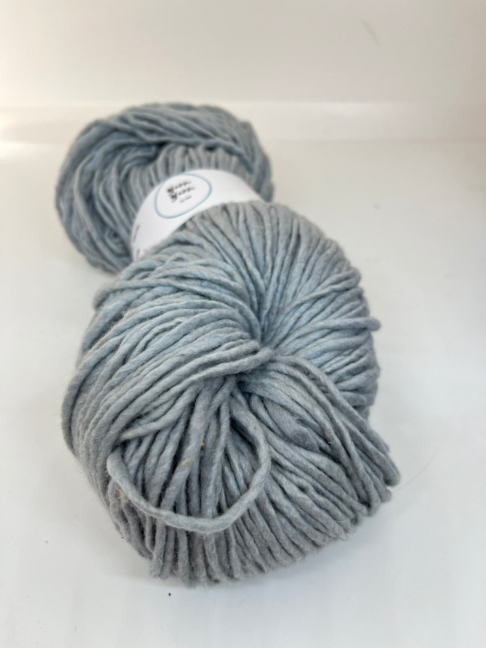 Super soft merino with mulberry silk. Powder Blue Yarn Yarn