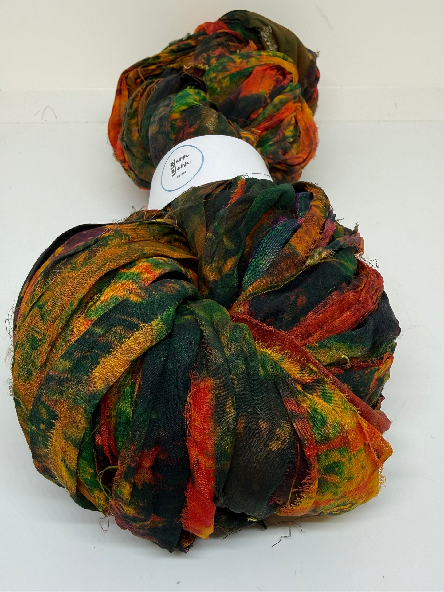 Sari Silk Ribbon – pure silk hand painted.