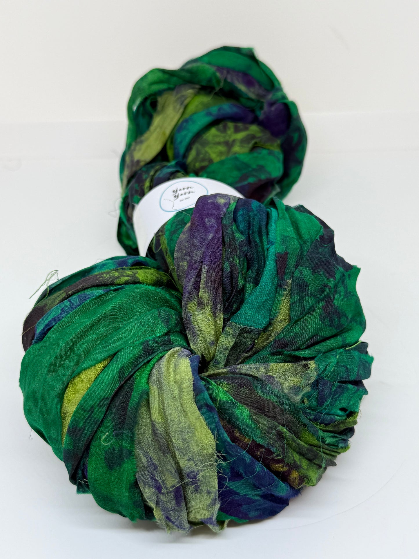 Sari Silk Ribbon – pure silk hand painted.