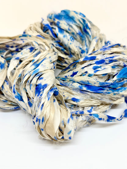 Spray Dyed Sari Silk Ribbon – Knit, Weave & Textile Art