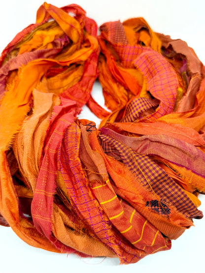 Sari Silk Ribbon Yarn. SOLD OUT
