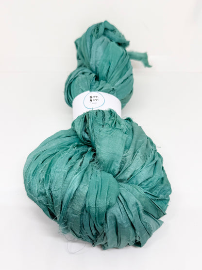 Sari Silk Ribbon Yarn | Hummingbird | Fibre Art and Weaving
