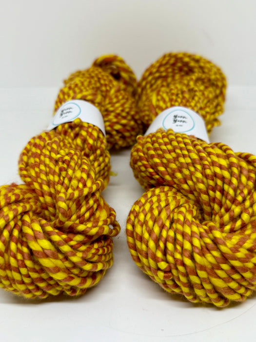 Organic skin cotton yarn. Candy cane spun. SOLD OUT