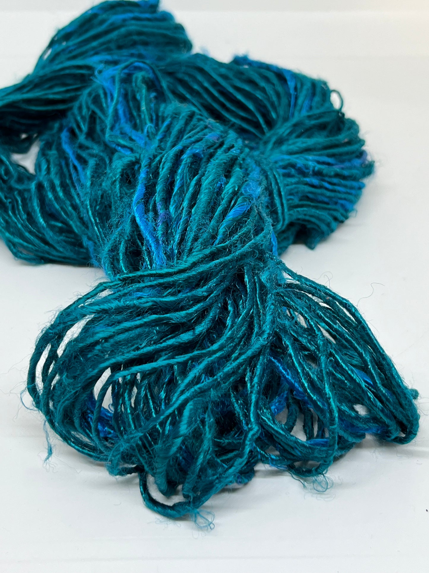 Banana yarn. Teal. Vegan yarn. SOLD OUT SOLD OUT