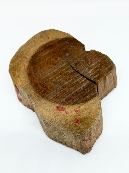 Vintage Indian wooden elephant printing block. SOLD