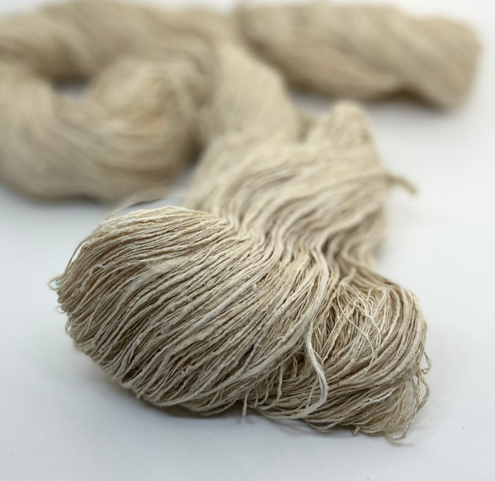 Organic Ghicha Peace Silk. Handspun silk yarn. Super fine. SOLD OUT