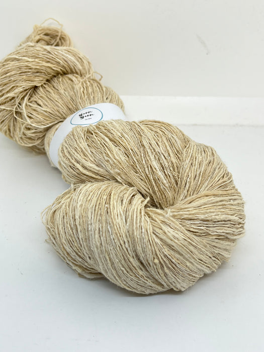 Organic Ghicha Peace Silk. Handspun silk yarn. Super fine. SOLD OUT