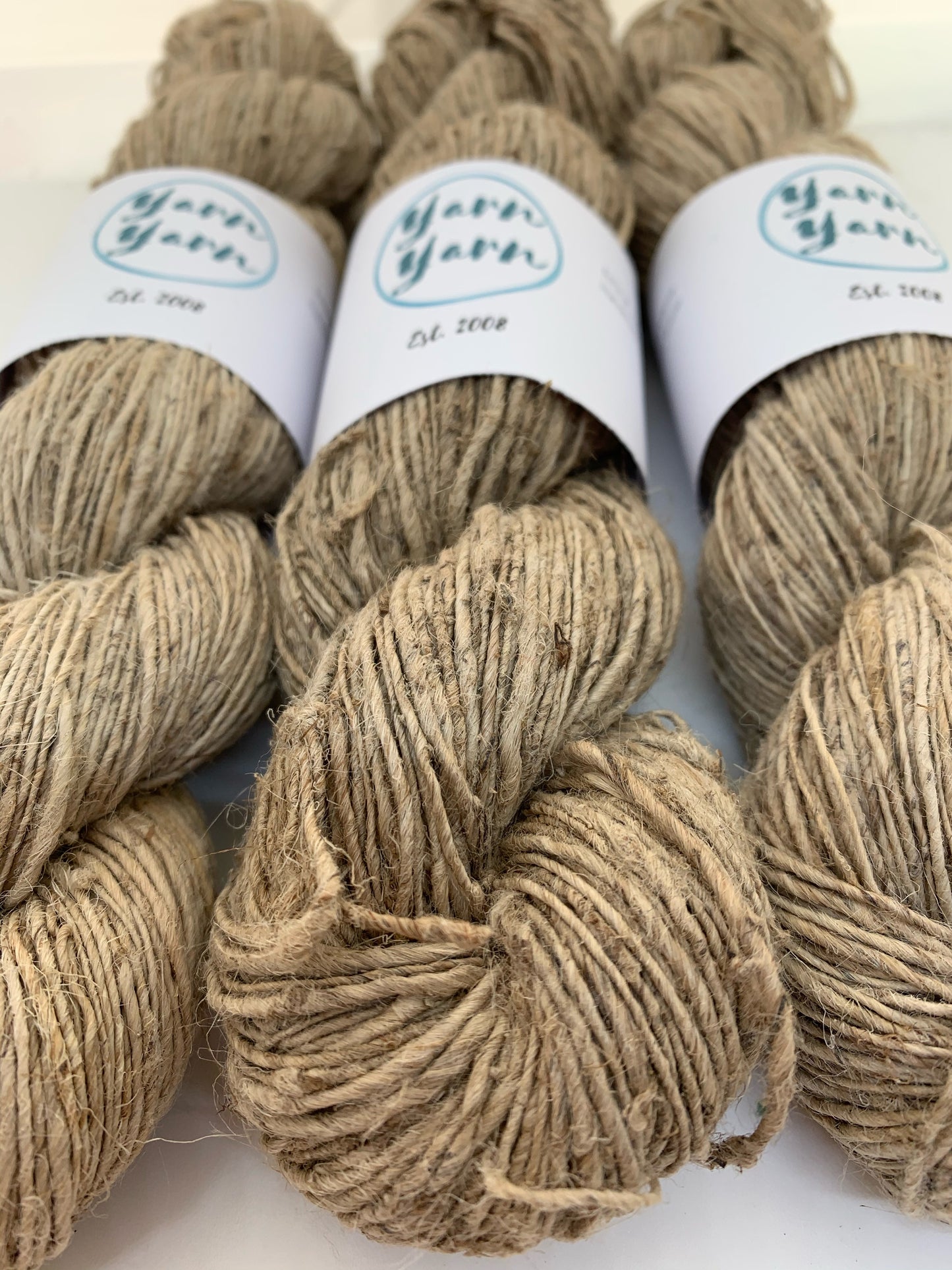 Nettle yarn, handspun organic natural yarn. SOLD OUT