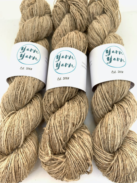 Nettle yarn, handspun organic natural yarn. SOLD OUT