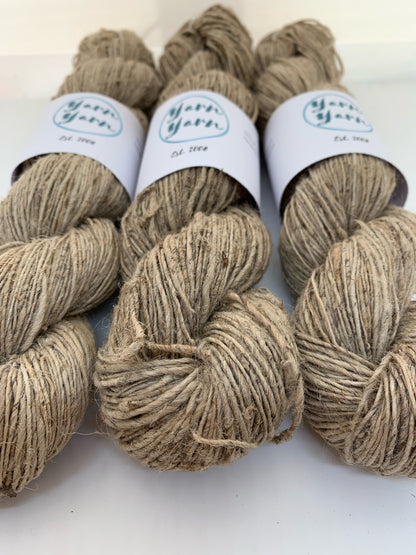 Nettle yarn, handspun organic natural yarn. SOLD OUT