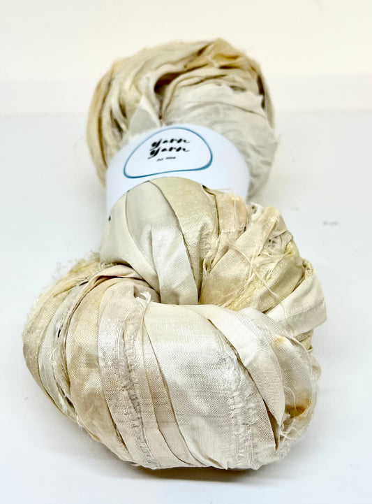 Sari silk ribbon. Beautiful quality silk ribbon yarn. SOLD OUT