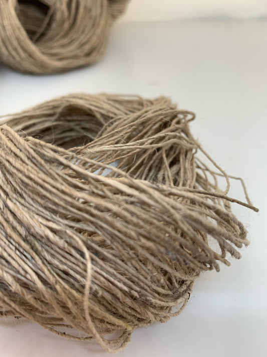 Nettle yarn, handspun organic natural yarn. SOLD OUT