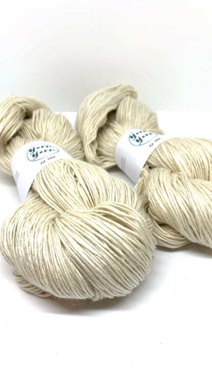 Organic eri silk yarn. Ahimsa silk yarn. SOLD OUT