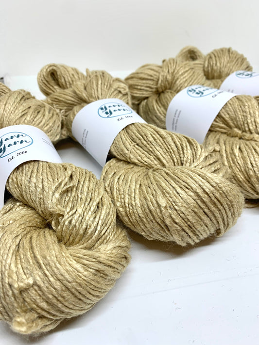 Organic muga silk yarn. Ahimsa silk yarn. 4 available