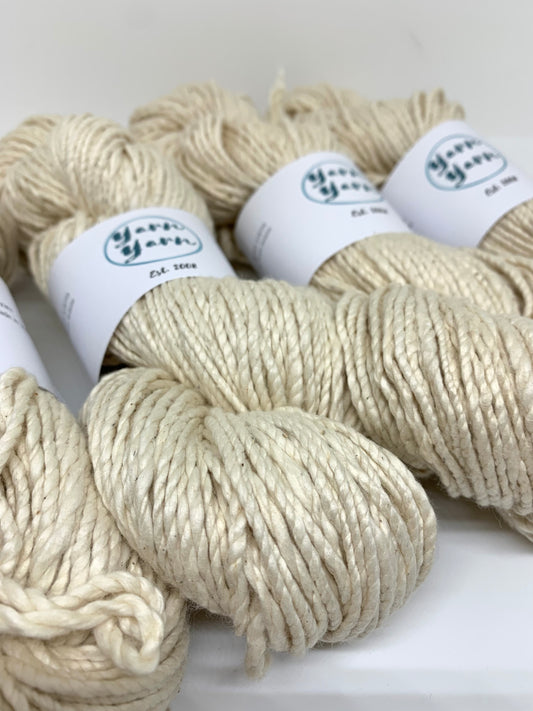 Organic chemical free cotton yarn. Khadi Movement.