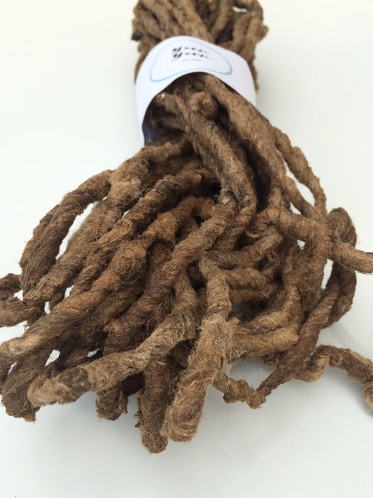 Wild forest silk yarn, chemical free.