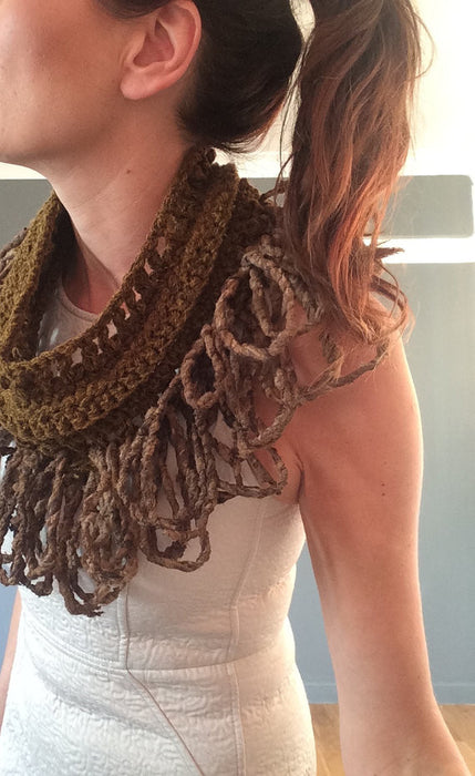 Wild forest silk yarn, chemical free.